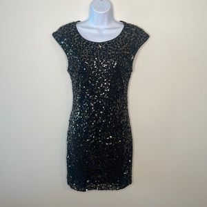 Charlotte Russe Black Sequin Dress